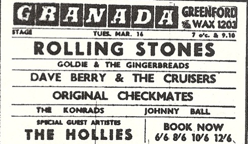 Rolling Stones 16 March 1965